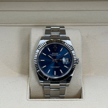 Rolex Datejust 41 / 126334 / Blau / Oyster / Full Set / 2024