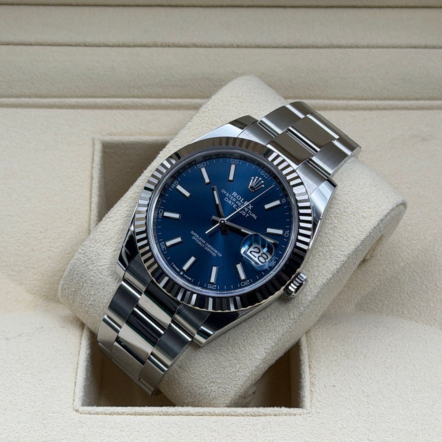 Rolex Datejust 41 / 126334 / Blau / Oyster / Full Set / 2024