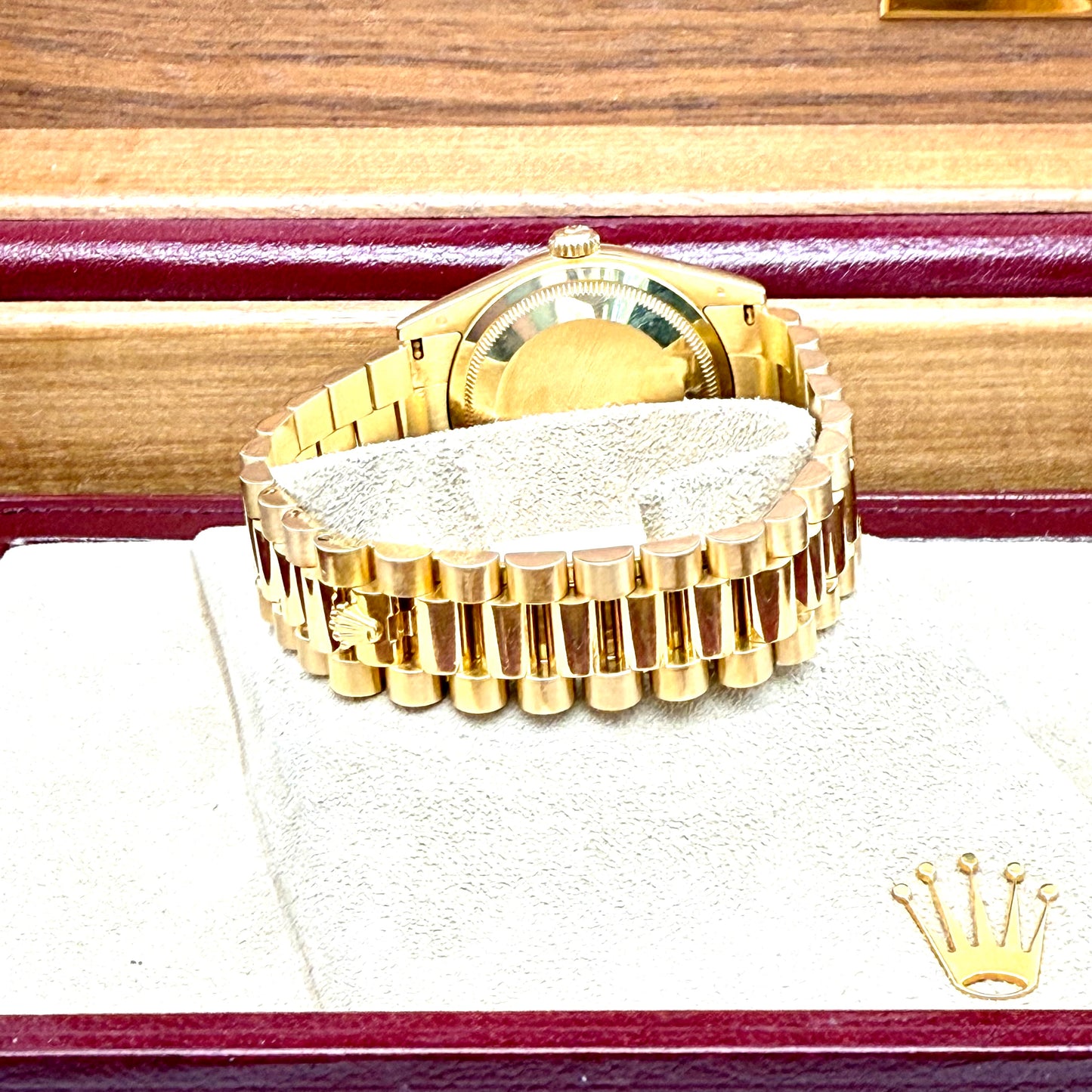 Rolex Day-Date 36 / 118238 / silber - Diamanten / Gelbgold / Full Set / 2004