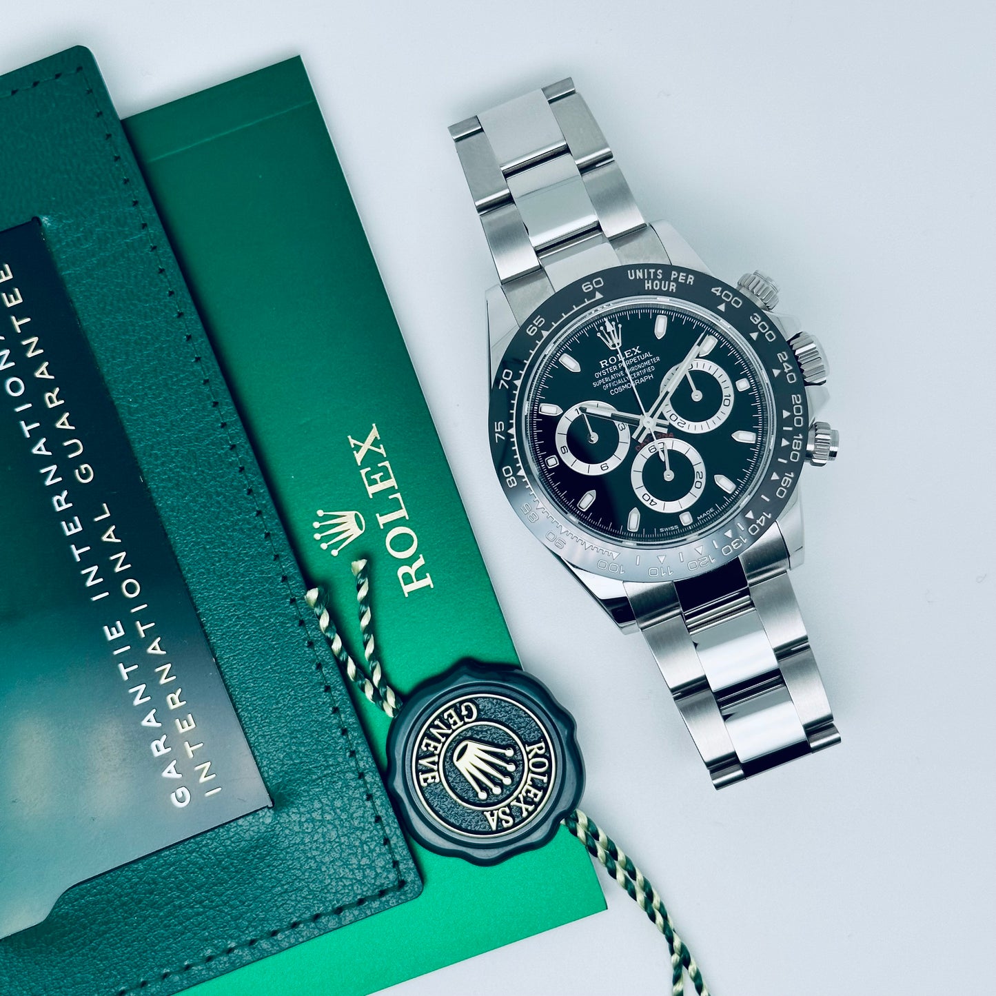 Rolex Daytona / 116500LN / schwarz / Oyster / 2020 / Full Set