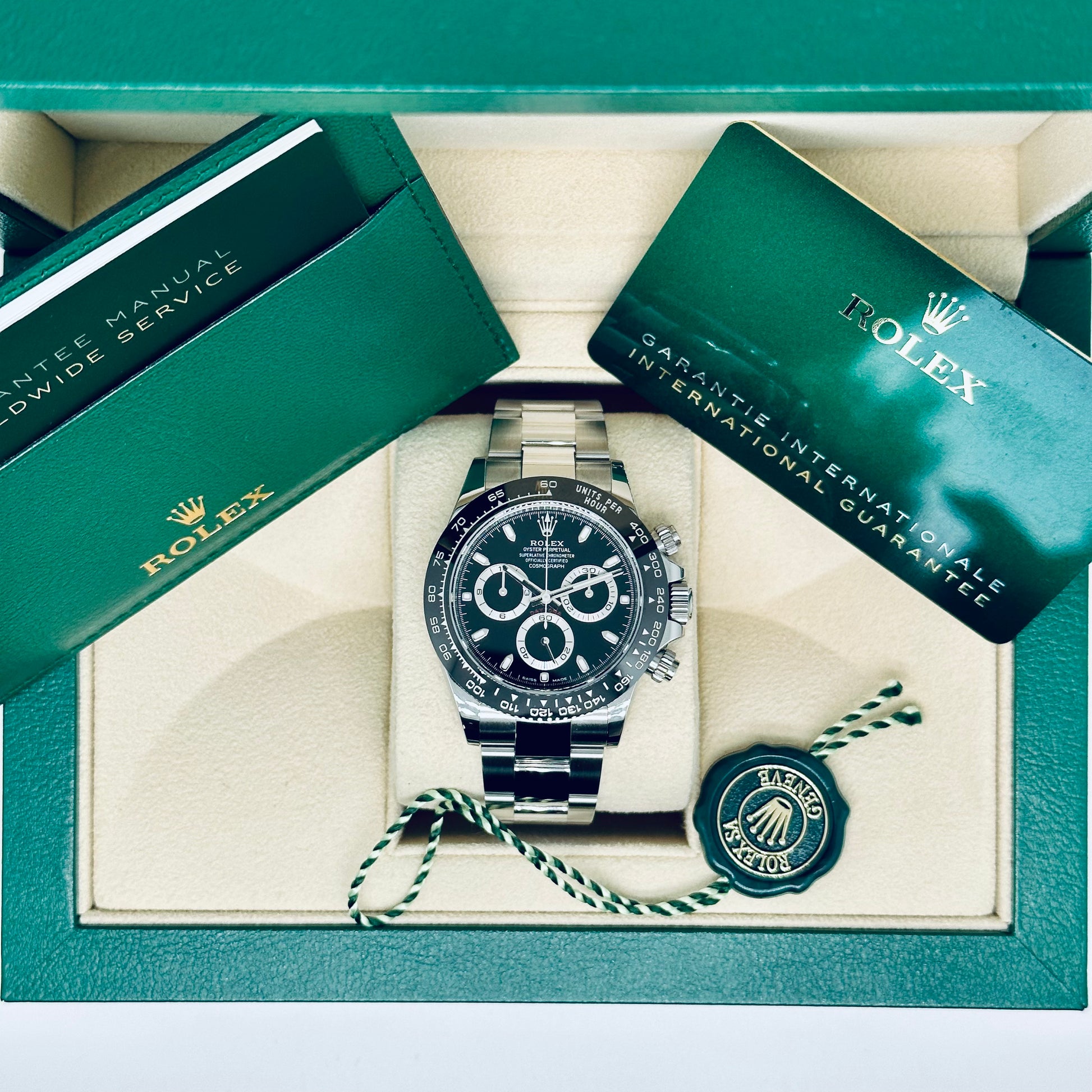 Rolex Daytona / 116500LN / schwarz / Oyster / 2020 / Full Set