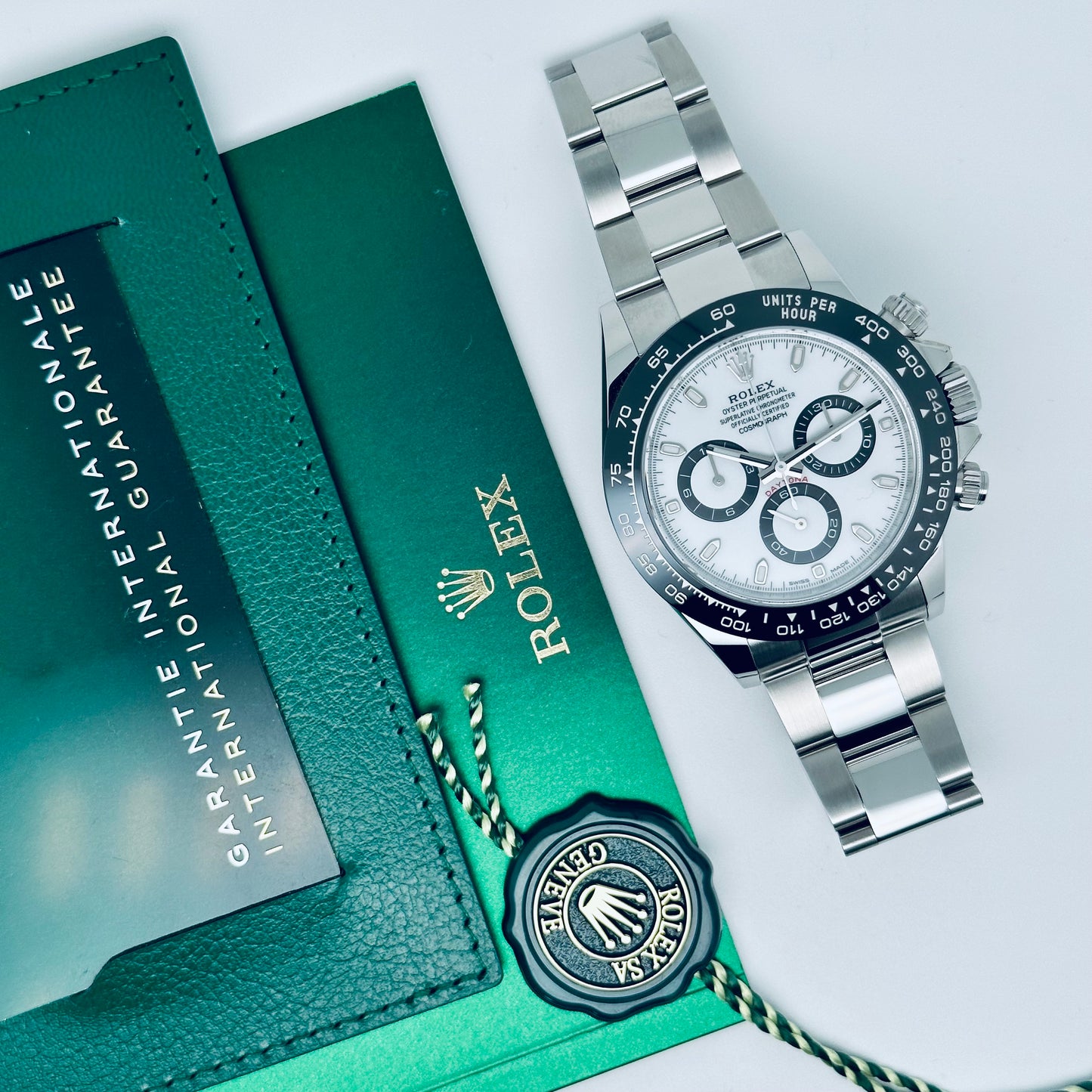 Rolex Daytona / 116500LN / weiß / Oyster / 2023 / Full Set