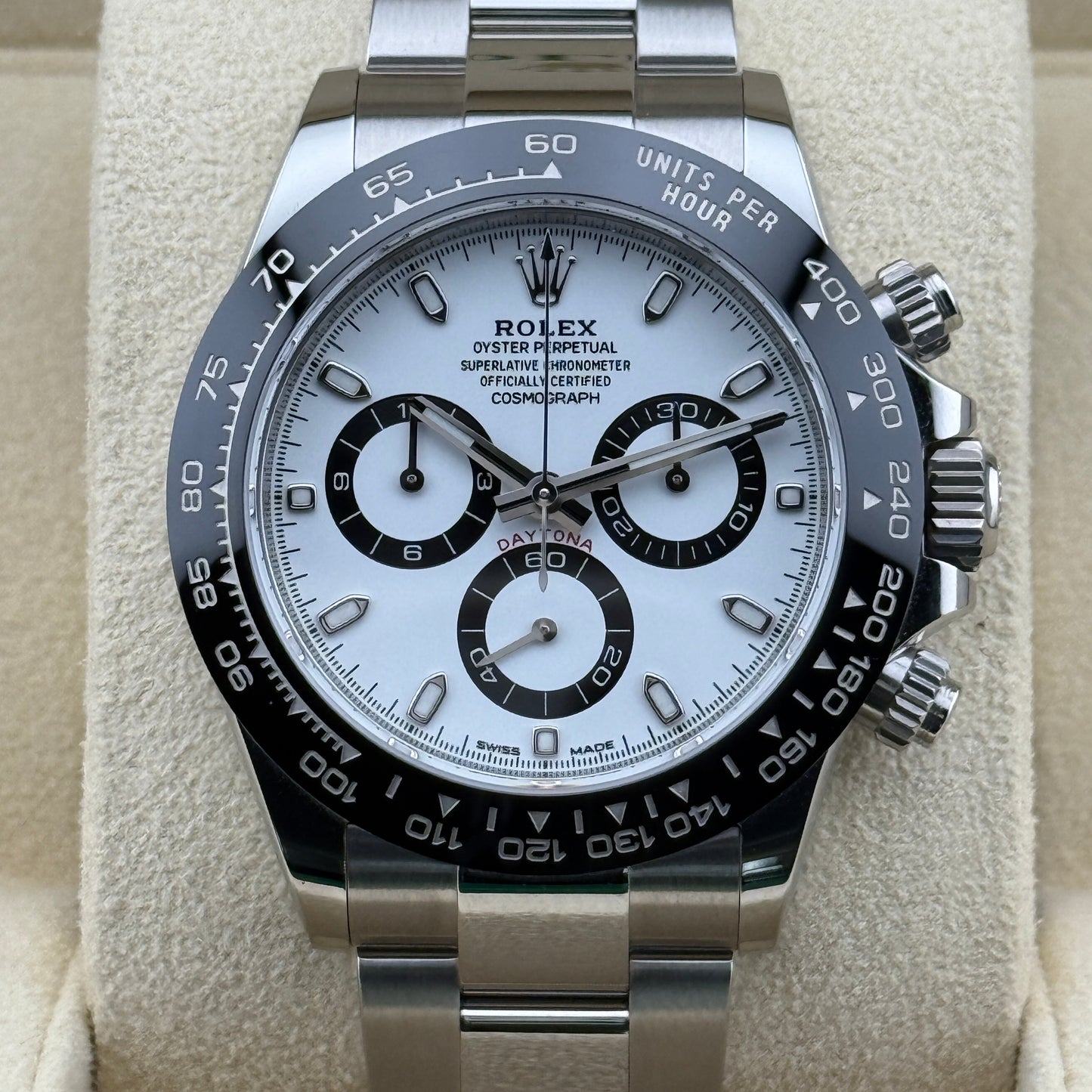 Rolex Daytona / 116500LN / weiß / Oyster / Full Set / 2023