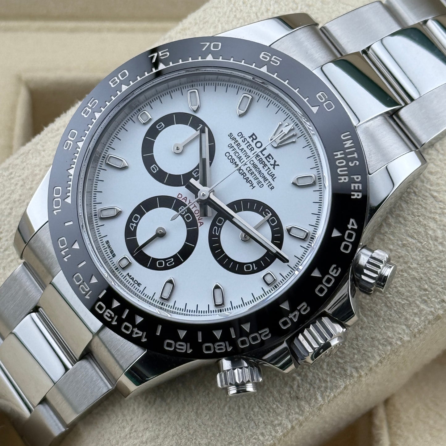 Rolex Daytona / 116500LN / weiß / Oyster / Full Set / 2023