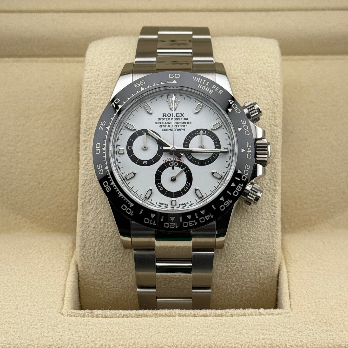 Rolex Daytona / 116500LN / weiß / Oyster / Full Set / 2023