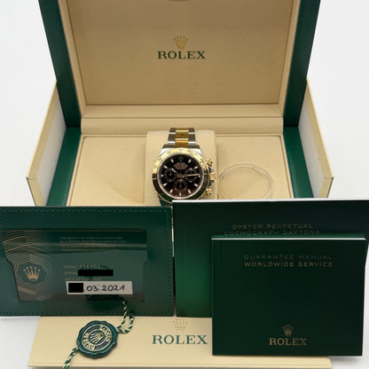 Rolex Daytona / 116503 / Schwarz / Oyster / Full Set / 2021