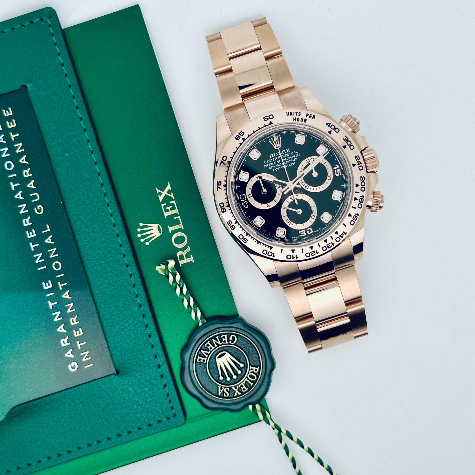 Rolex Armbanduhr Grün Rolex Watches Rolex Daytona Edelstahl