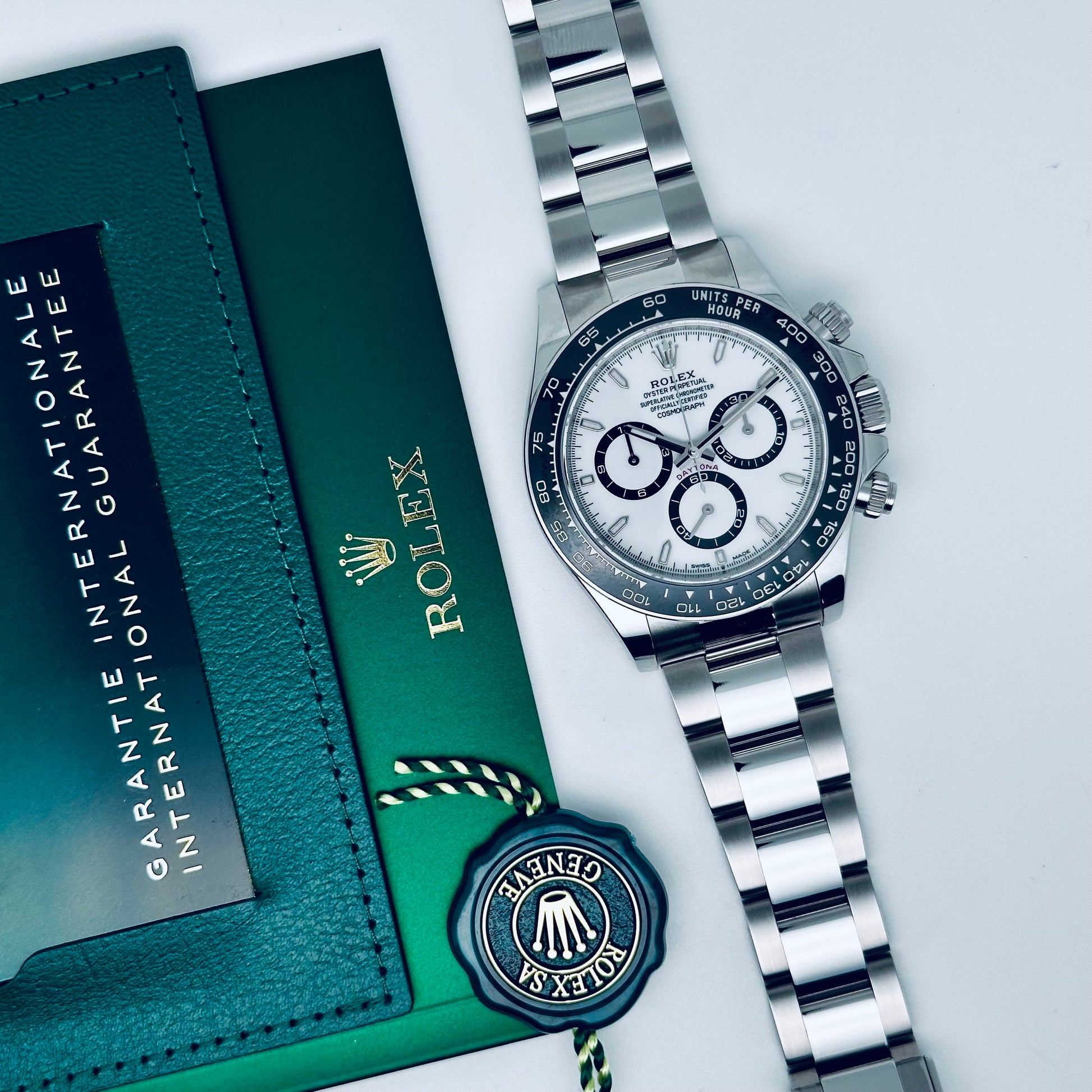 Rolex Daytona / 126500LN / weiß / Oyster / Full Set