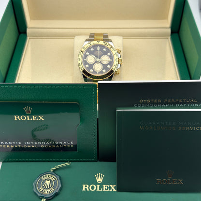 Rolex Daytona / 126503 / schwarz - Diamanten / Oyster / Full Set / 2025