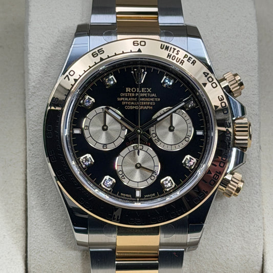 Rolex Daytona / 126503 / Schwarz - Diamanten / Oyster / Full Set / 2025