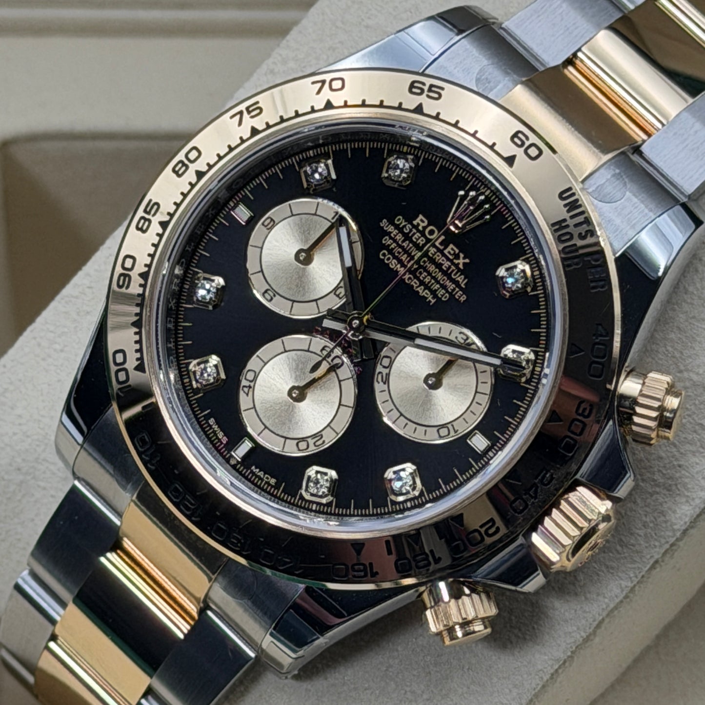 Rolex Daytona / 126503 / Schwarz - Diamanten / Oyster / Full Set / 2025