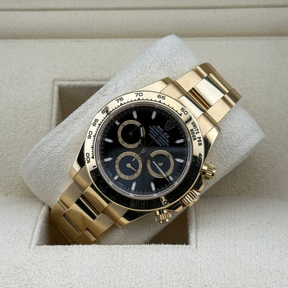Rolex Daytona / 126508 / schwarz / Oyster / Full Set / 2024