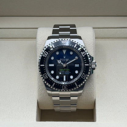 Rolex Deepsea D-Blue / 136660 / Schwarz - Blau / Oyster / Full Set / 2025