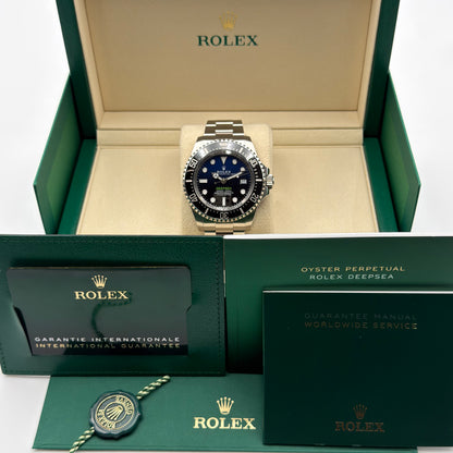 Rolex Deepsea D-Blue / 136660 / Schwarz - Blau / Oyster / Full Set / 2025