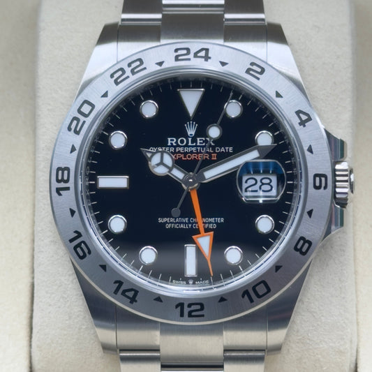 Rolex Explorer II / 226570 / Schwarz / Oyster / Full Set / 2026