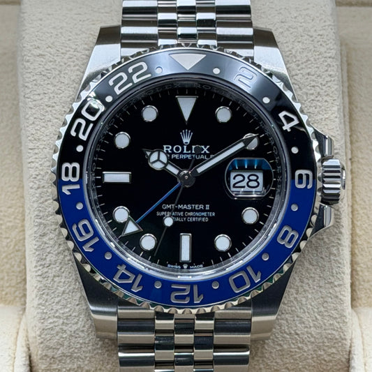 Rolex GMT-Master II / 126710BLNR / wie neu / Jubilee / Full Set / 2023