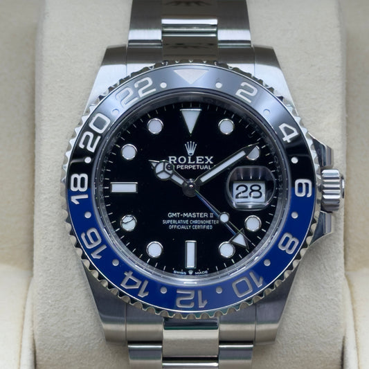 Rolex GMT-Master II / 126710BLNR / Schwarz / Oyster / Full Set / 2024