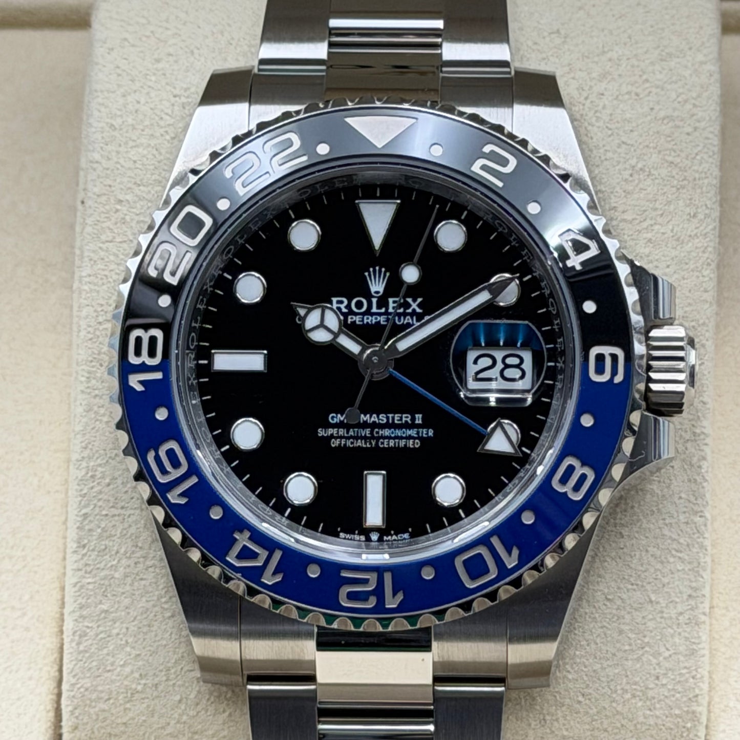 Rolex GMT-Master II / 126710BLNR / ungetragen / Oyster / Full Set / 2026
