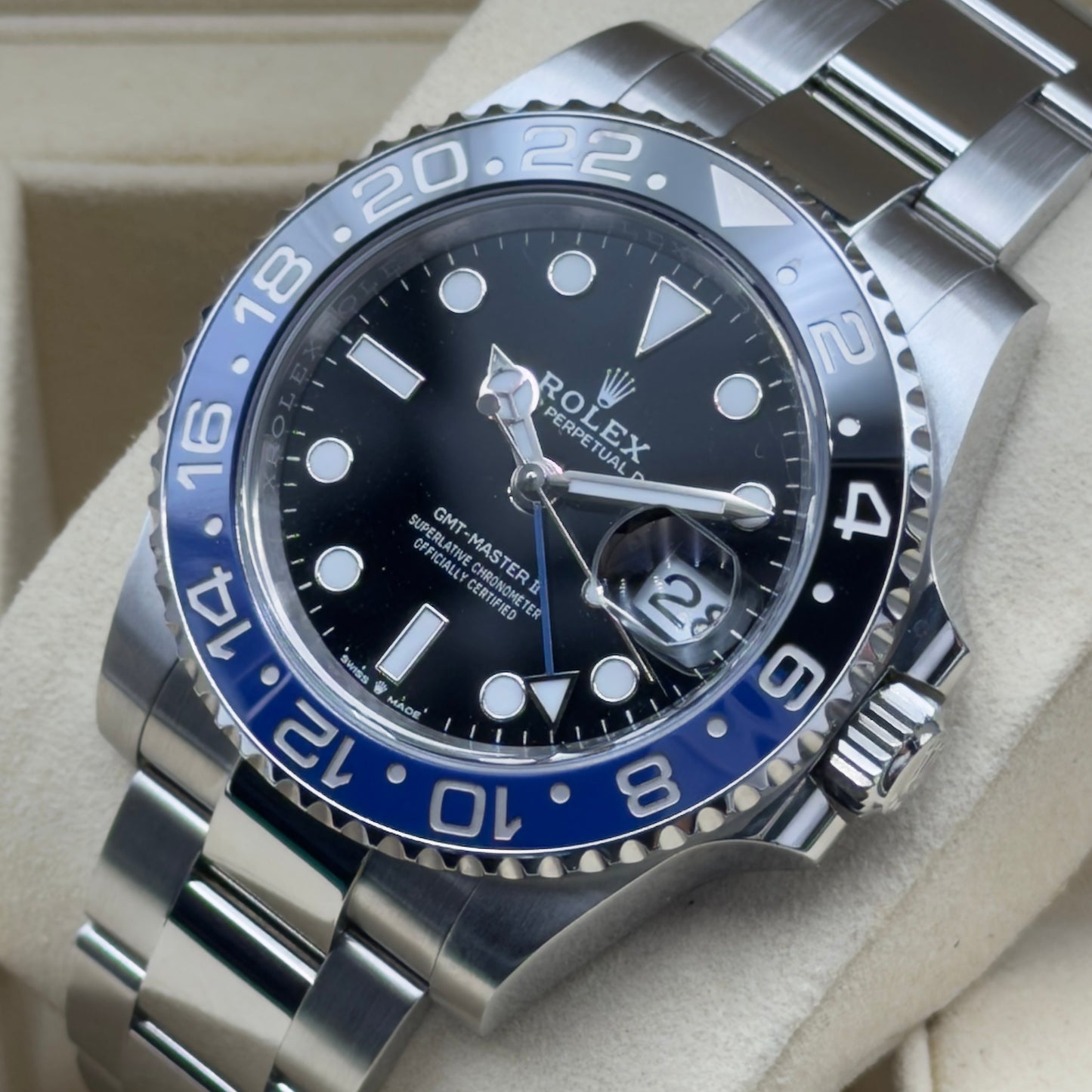 Rolex GMT-Master II / 126710BLNR / Schwarz / Oyster / Full Set / 2024
