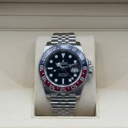 Rolex GMT-Master II / 126710BLRO / Schwarz / Jubilee / Full Set / 2022
