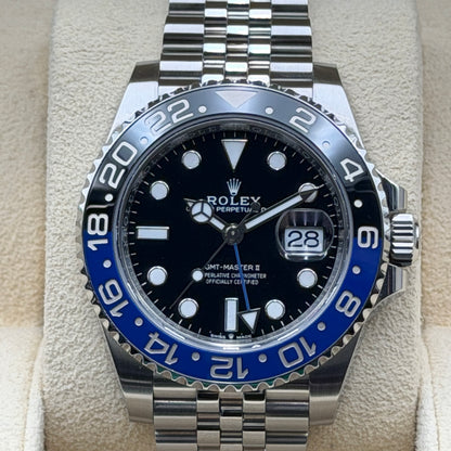 Rolex GMT-Master II / 126710BLNR / schwarz / Jubilee / Full Set / 2024