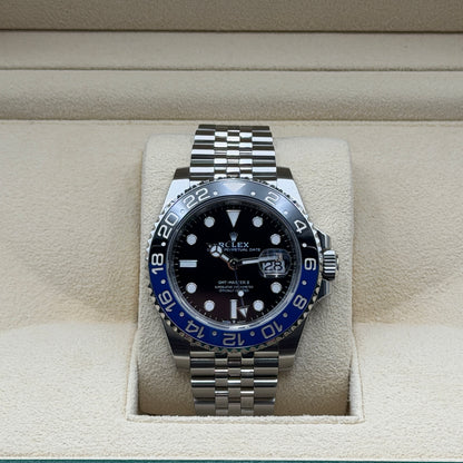 Rolex GMT-Master II / 126710BLNR / schwarz / Jubilee / Full Set / 2024