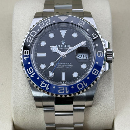 Rolex GMT Master II / 126710BLNR / schwarz / Oyster / Full Set / 2025