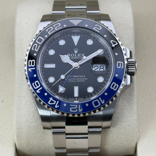 Rolex GMT Master II / 126710BLNR / schwarz / Oyster / Full Set / 2025