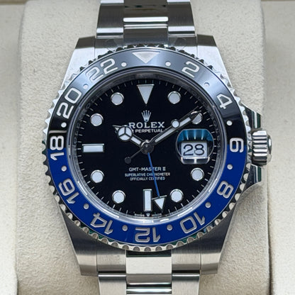 Rolex GMT-Master II / 126710BLNR / schwarz / Oyster / Full Set / 2025