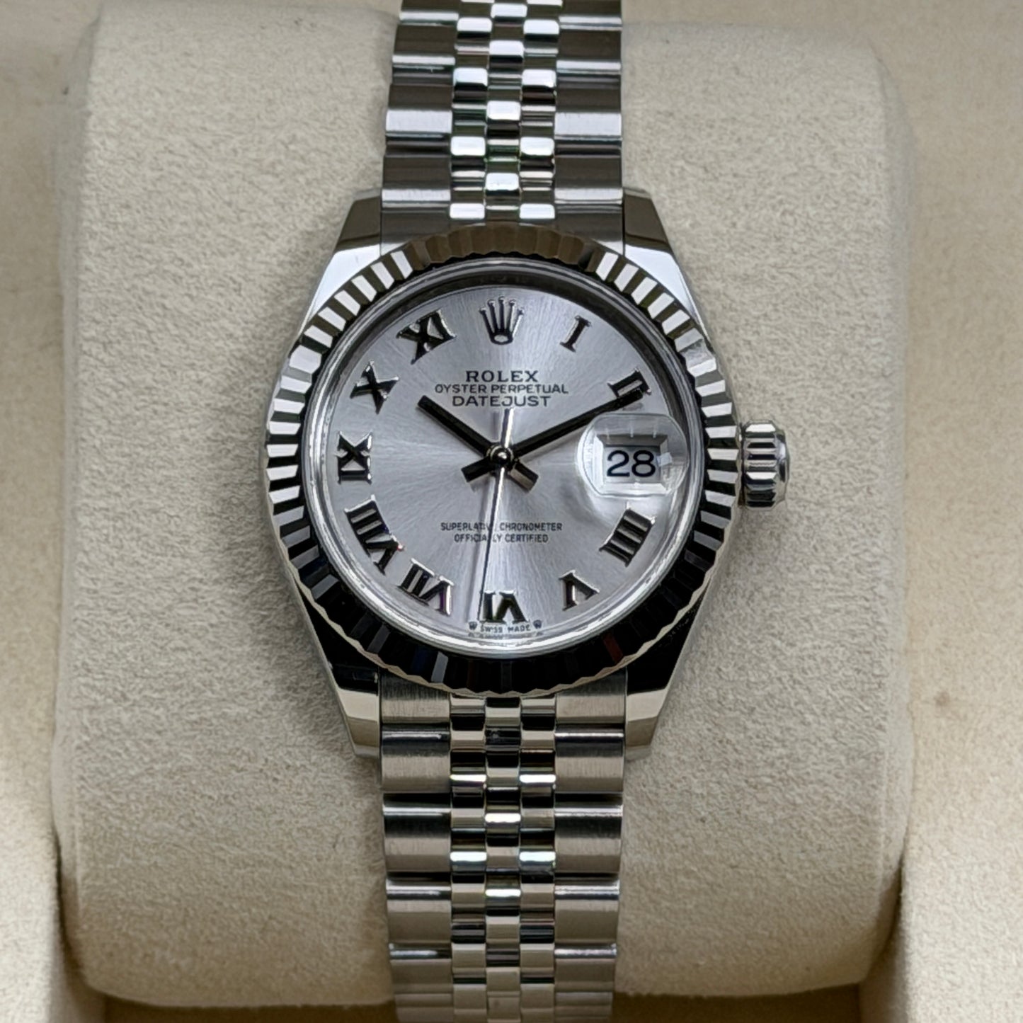 Rolex Lady-Datejust / 279174 / Silber / Jubilee / Full Set / 2025