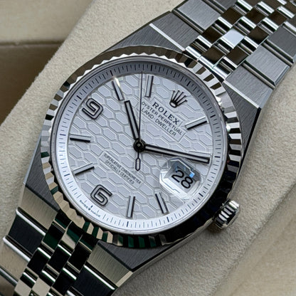 Rolex Land-Dweller 36 / 127234 / Weiß / Flat Jubilee / Full Set / 2026