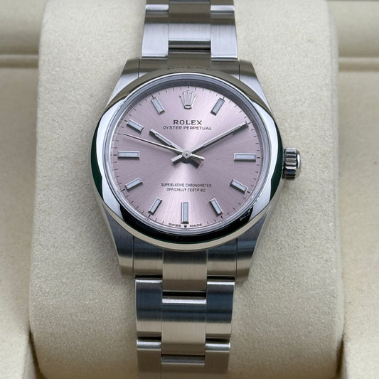 Rolex Oyster Perpetual 31 / 277200 / rosa / Oyster / Full Set / 2025