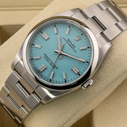 Rolex Oyster Perpetual 36 / 126000 / Türkis / Oyster / Full Set / 2025