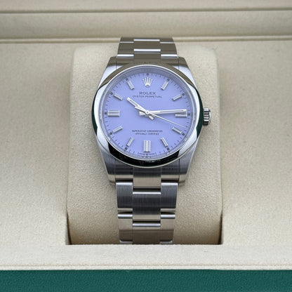 Rolex Oyster Perpetual 36 / 126000 / Lavender / Oyster / Full Set / 2025