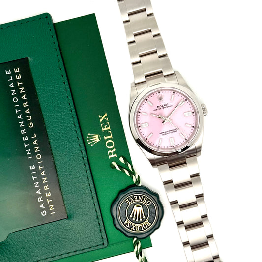 Rolex Oyster Perpetual 36 / 126000 / Candy Pink / Oyster / Full Set / 2025