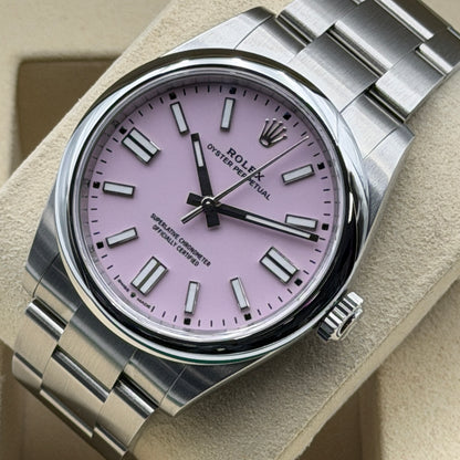 Rolex Oyster Perpetual 41 / 134300 / pink / Oyster / Full Set / 2026