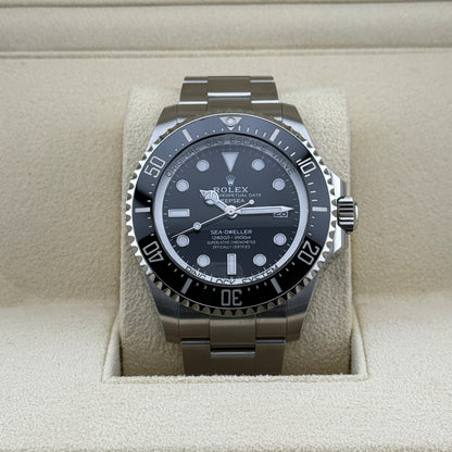 Rolex Sea-Dweller Deepsea / 136660 / schwarz / Oyster / Full Set / 2024
