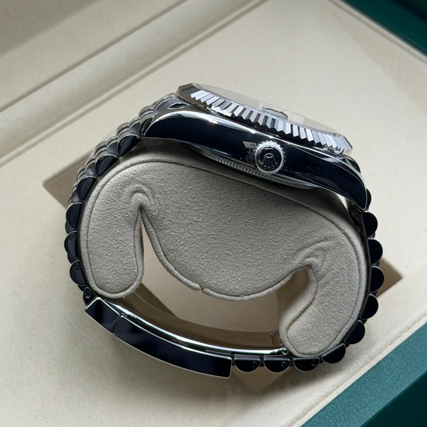 Rolex Sky-Dweller / 336934 / Mintgrün / Jubilee / Full Set / 2025