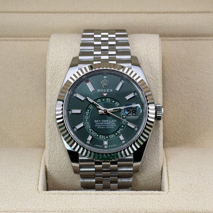 Rolex Sky-Dweller / 336934 / Mitgrün / Jubilee / Full Set / 2024