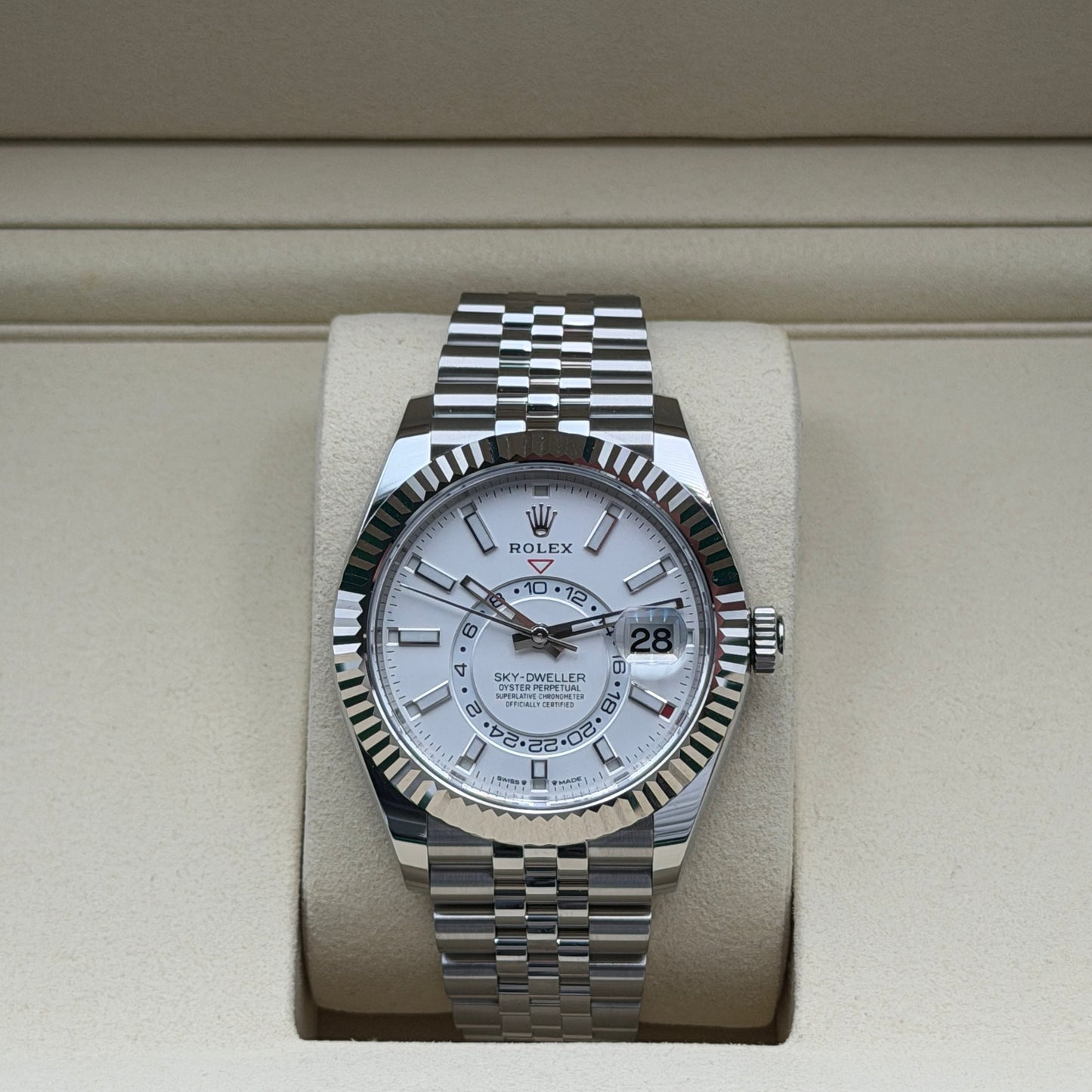 Rolex Sky-Dweller / 336934 / Weiß / Jubilee / Full Set / 2026