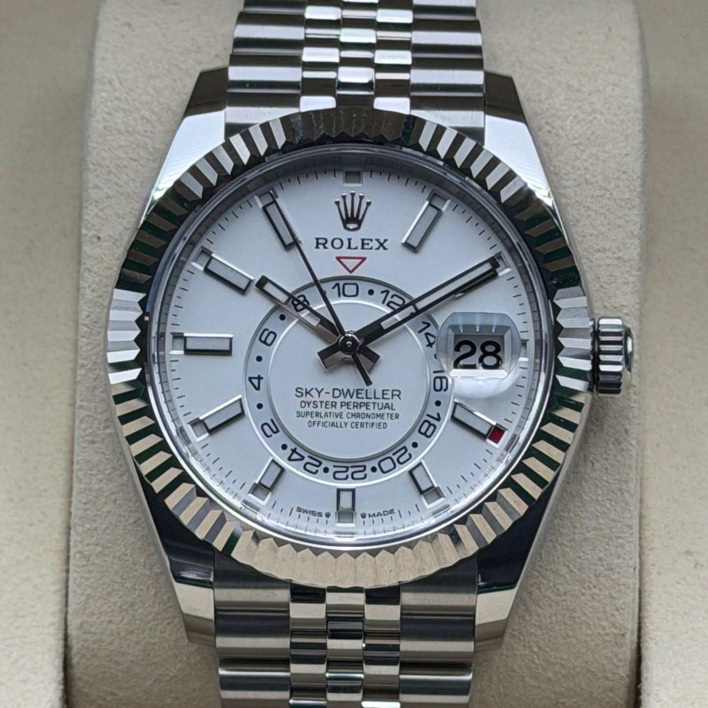 Rolex Sky-Dweller / 336934 / Weiß / Jubilee / Full Set / 2026