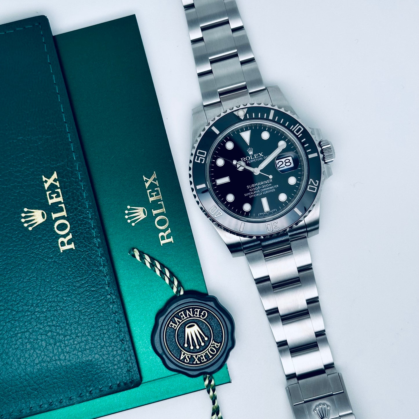 Rolex Submariner / 116610LN / schwarz / Oyster / Full Set / 2018