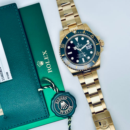 Rolex Submariner / 116618LN / schwarz / Oyster / Full Set / 2015