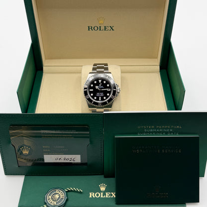 Rolex Submariner / 124060 / schwarz / Oyster / Full Set / 2026