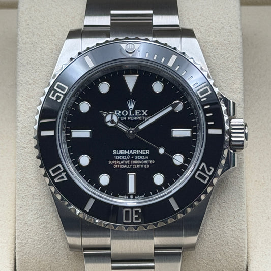 Rolex Submariner / 124060 / Schwarz / Oyster / Full Set / 2026