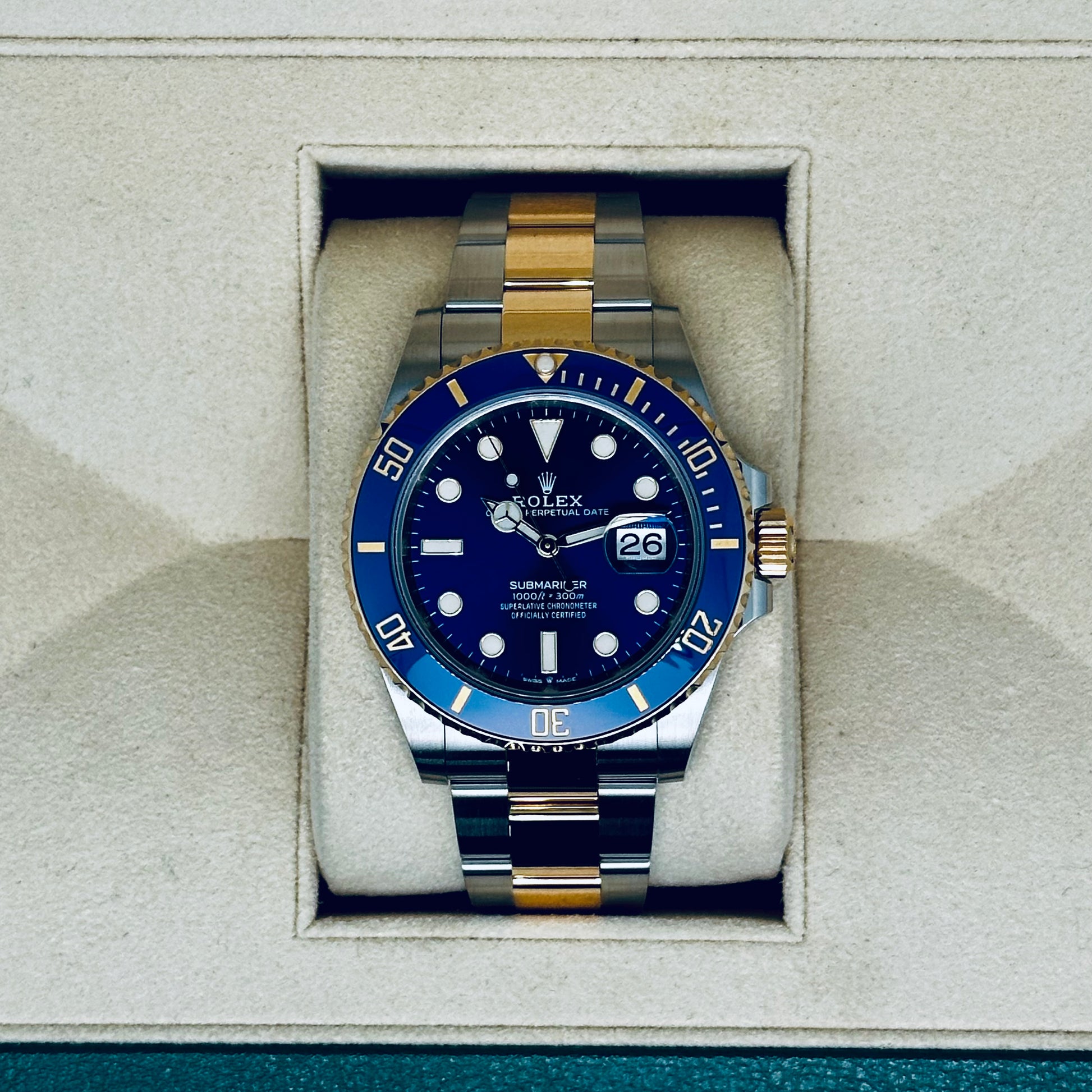 Rolex Submariner / 126613LB / blau / Oyster / Full Set