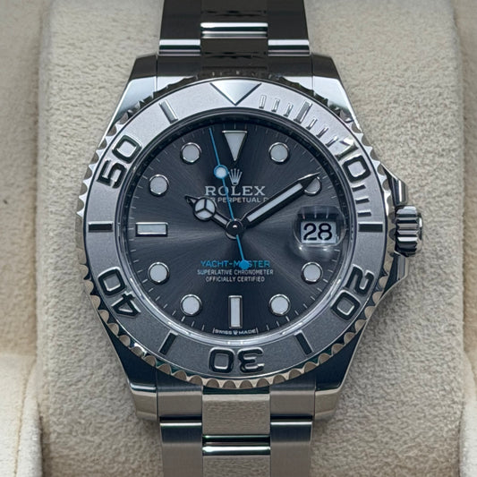 Rolex Yacht-Master 37 / 268622 / Rhodium / Oyster / Full Set / 2022