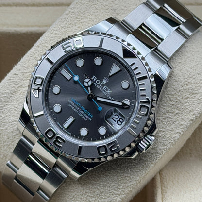 Rolex Yacht-Master 37 / 268822 / rhodium / Oyster / Full Set / 2023