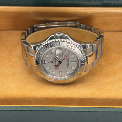 Rolex Yacht-Master 40 / 16622 / Silber / Oyster / Full Set / 2001