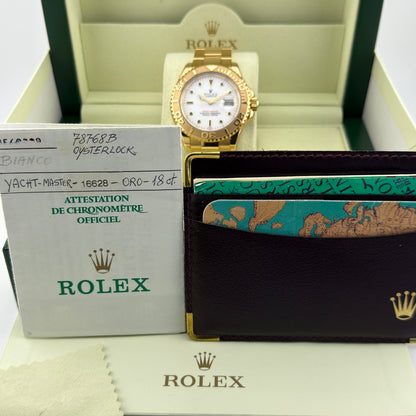 Rolex Yacht-Master 40 / 16628 / weiß / Oyster / Full Set / 1997